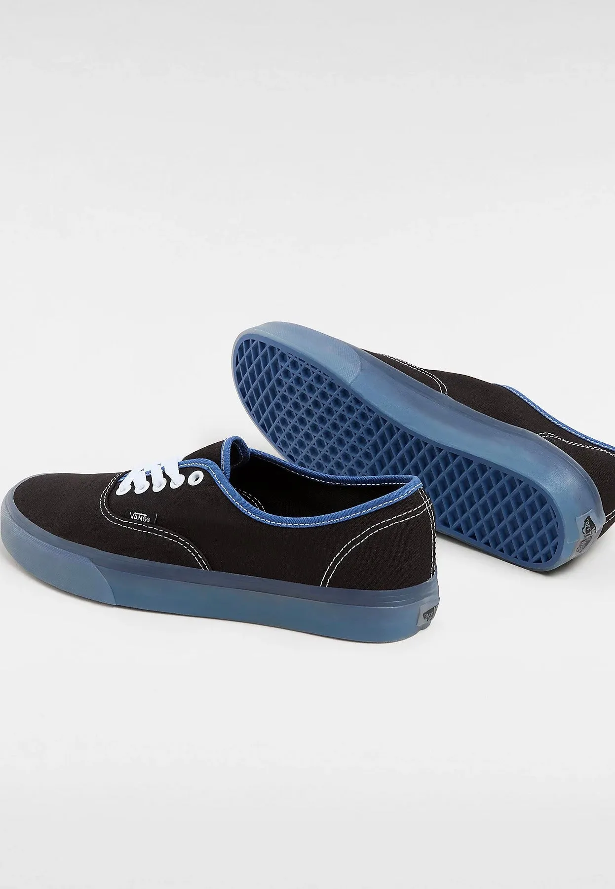 Vans - Authentic Translucent Sidewall Black/Blue - Shoes