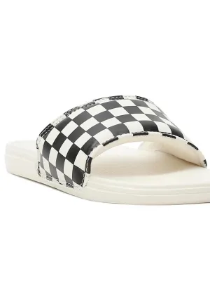 Vans - La Costa Checkerboard Black/Mars - Girl Slides