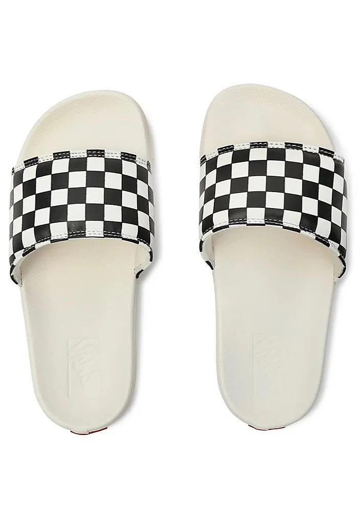 Vans - La Costa Checkerboard Black/Mars - Girl Slides