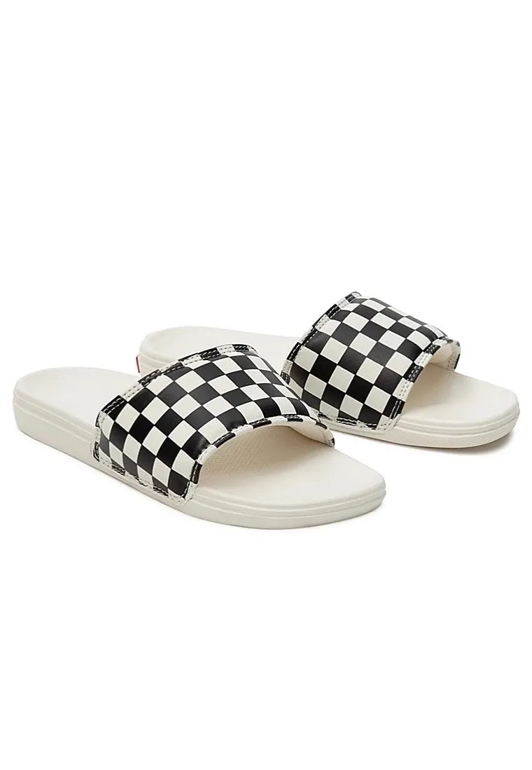 Vans - La Costa Checkerboard Black/Mars - Girl Slides