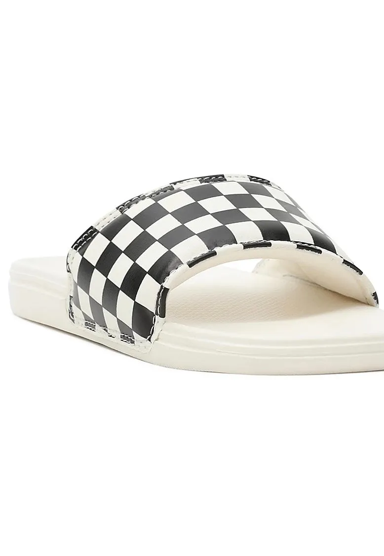Vans - La Costa Checkerboard Black/Mars - Girl Slides