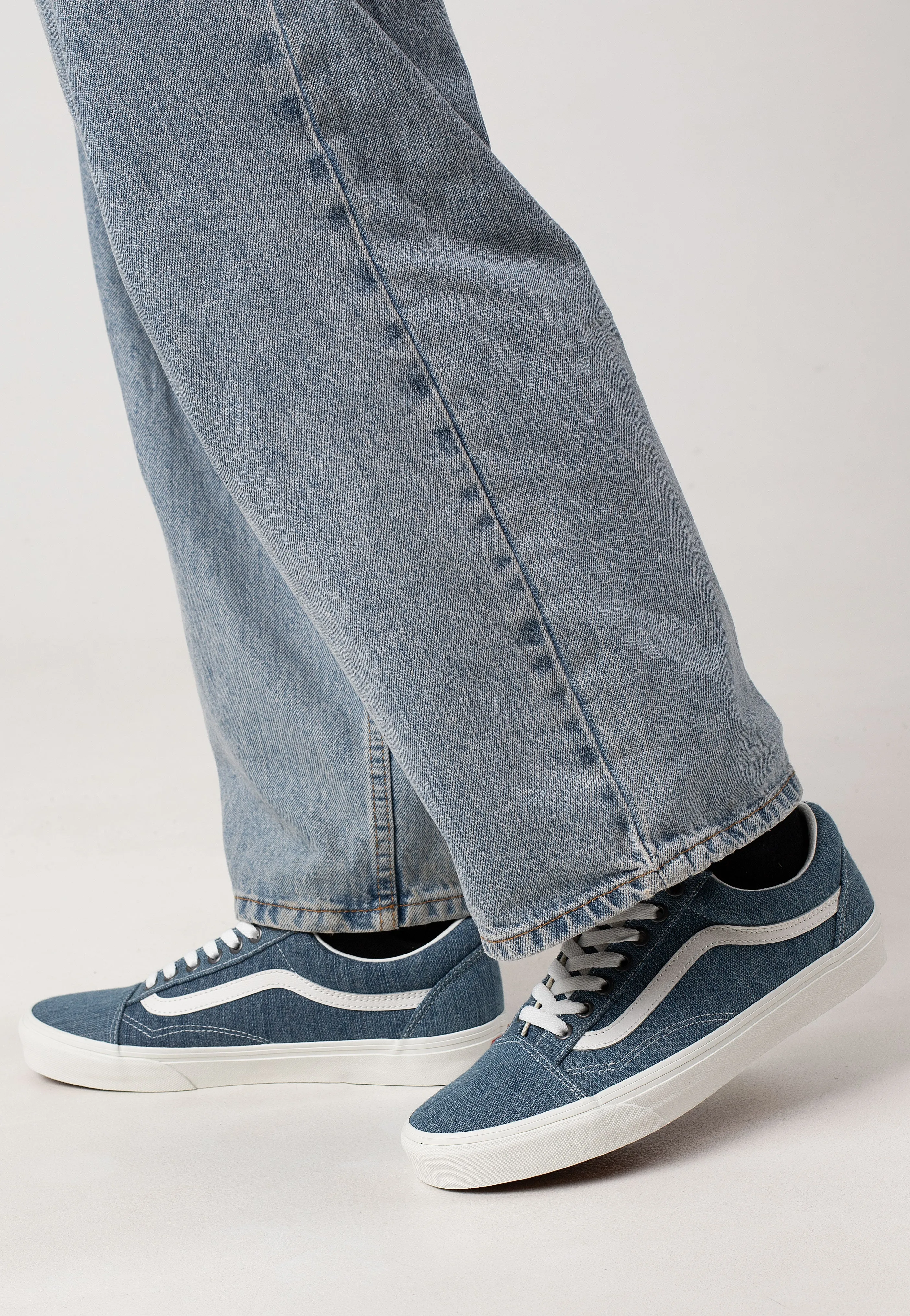 Vans - Old Skool Threaded Denim Blue/White - Shoes