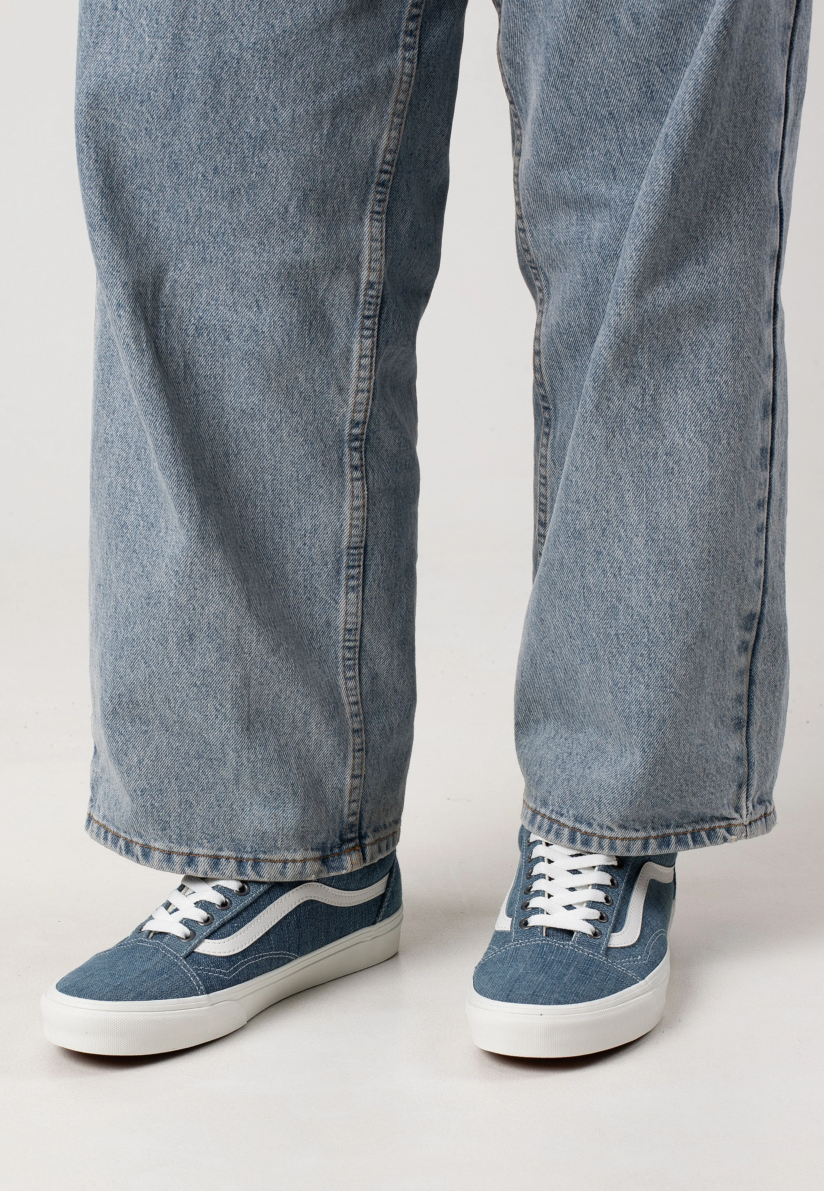 Vans - Old Skool Threaded Denim Blue/White - Shoes