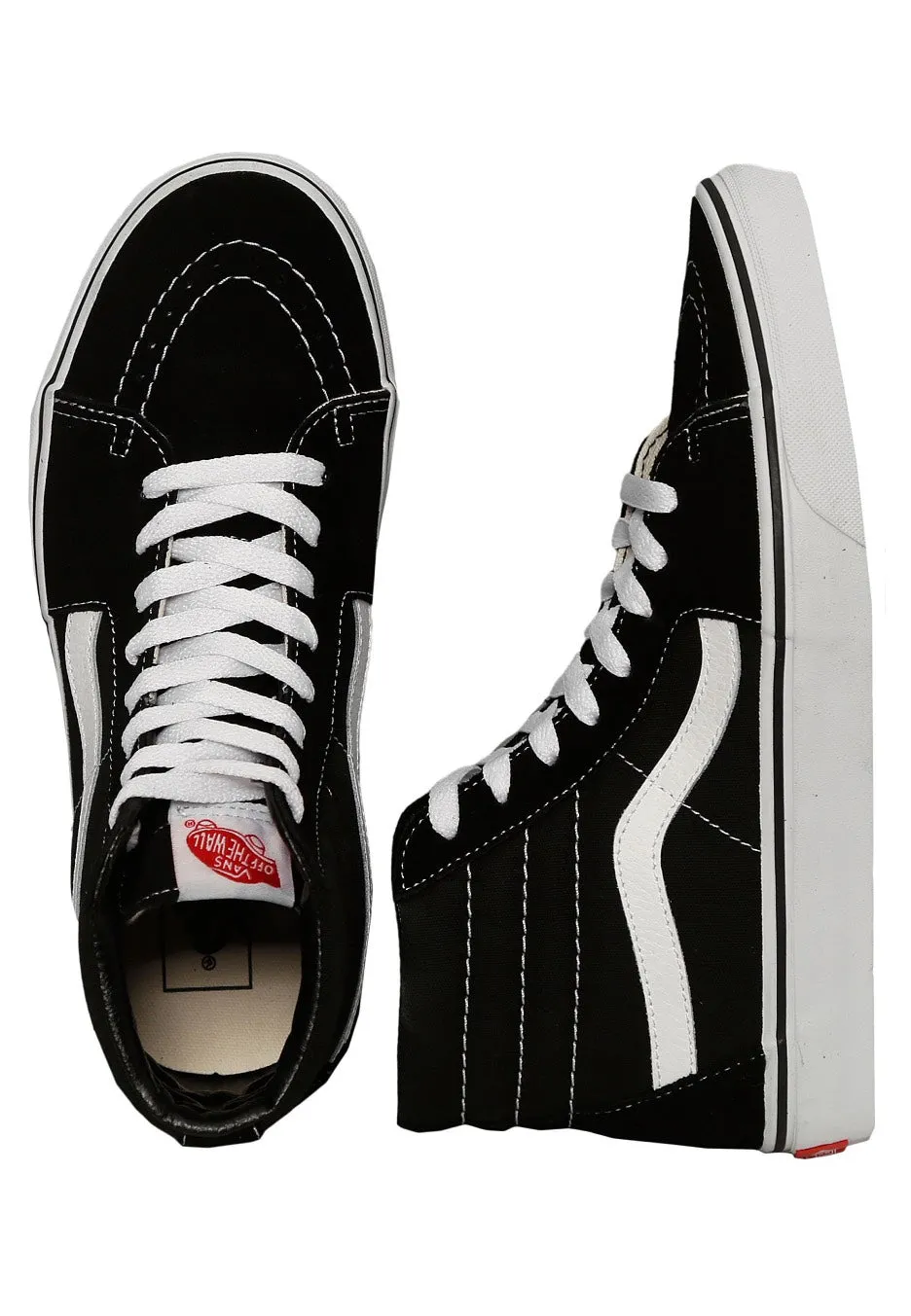 Vans - Sk8-Hi Black/Black/White - Shoes