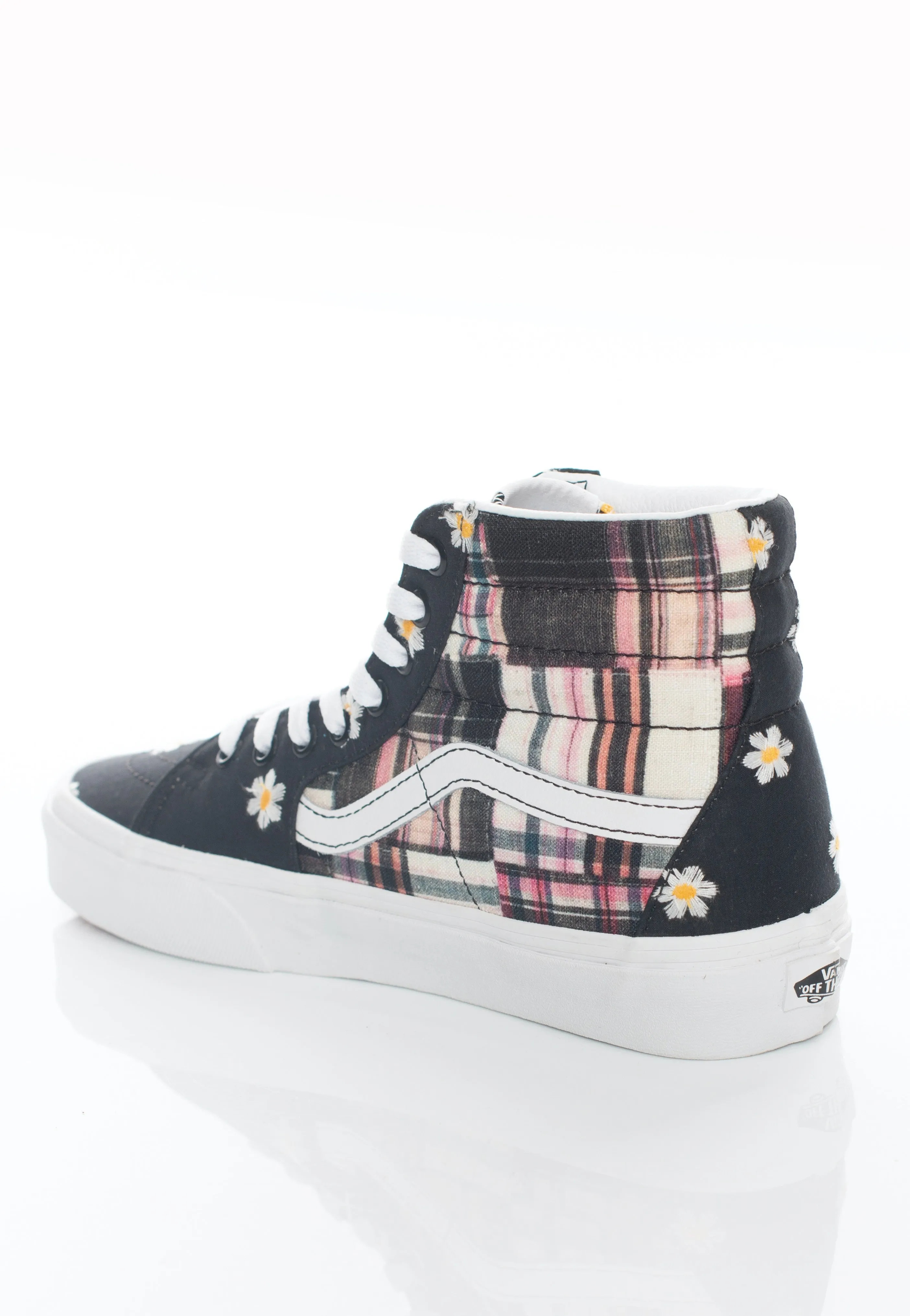 Vans - Sk8 Hi Floral Plaid Patchwork - Girl Shoes