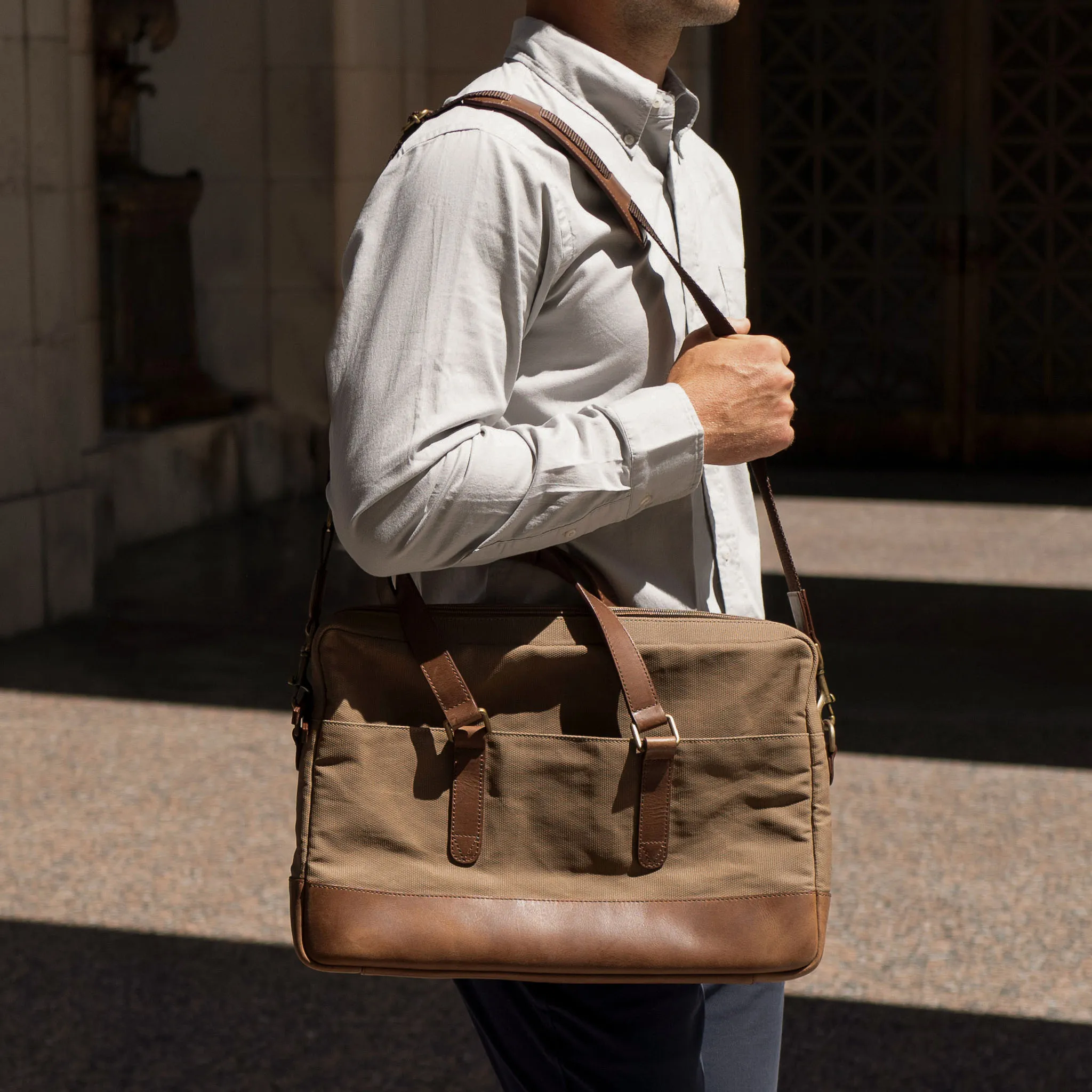 Vincent Slim Briefcase -NISOLO