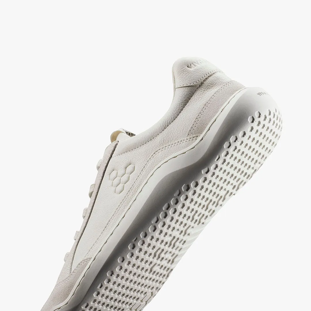 Vivobarefoot Gobi II Sneaker Premium Leather Womens  Limestone (Vaporous Grey)