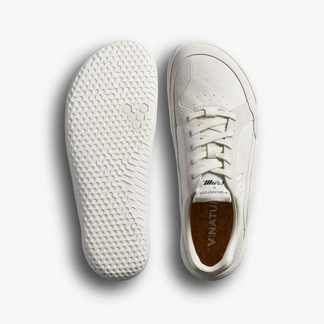 Vivobarefoot Gobi II Sneaker Premium Leather Womens  Limestone (Vaporous Grey)