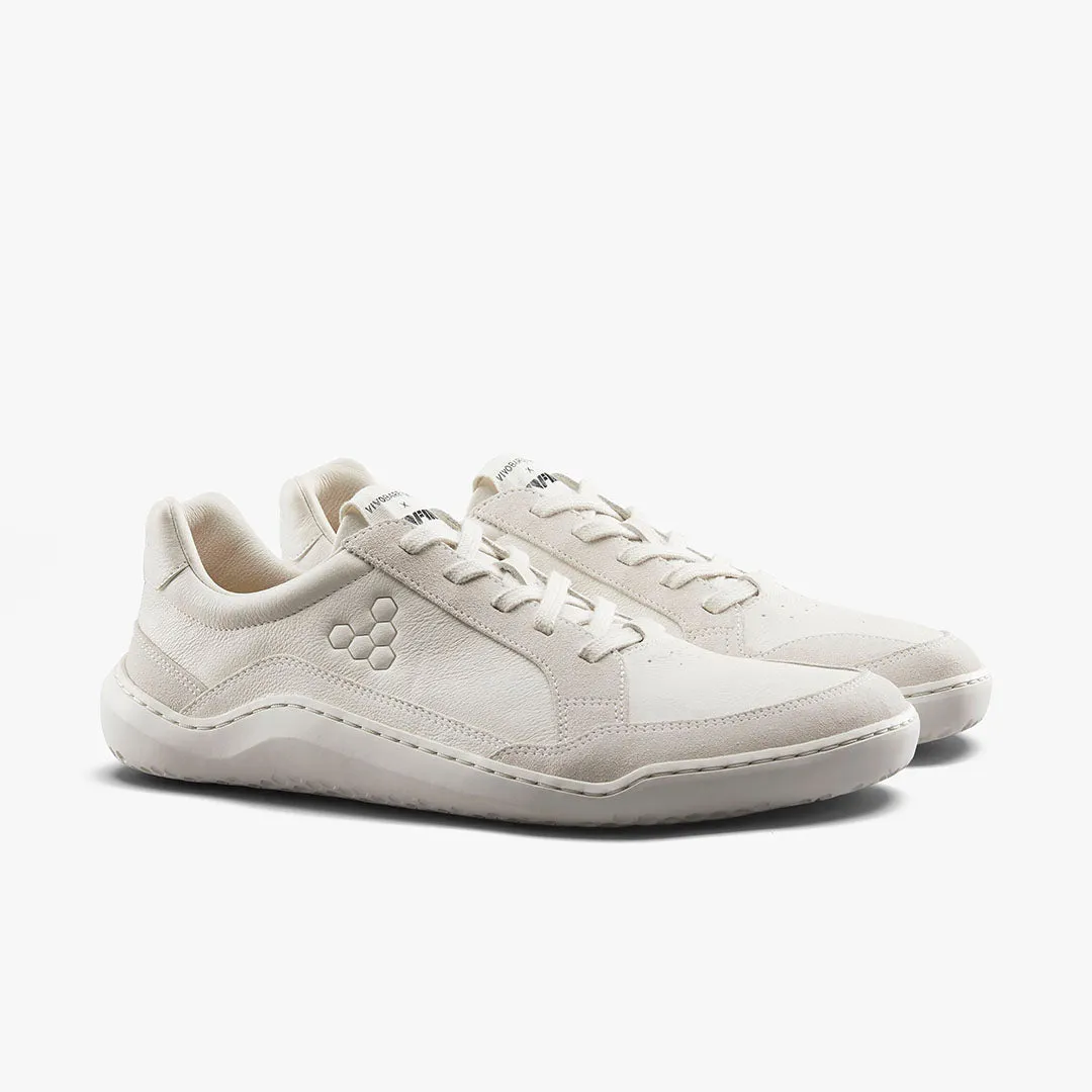 Vivobarefoot Gobi II Sneaker Premium Leather Womens  Limestone (Vaporous Grey)