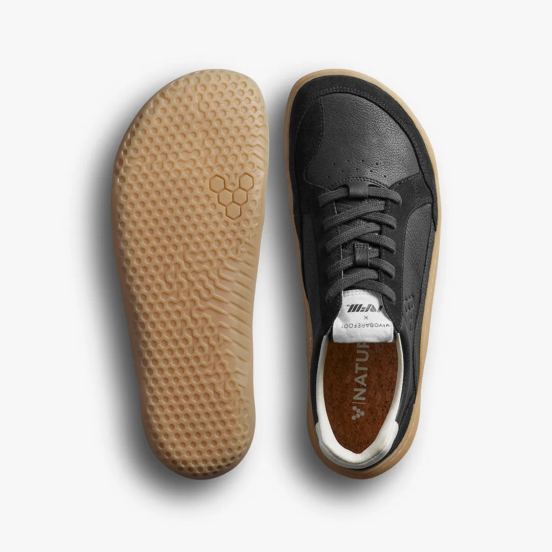 Vivobarefoot Gobi II Sneaker Premium Leather Womens  Obsidian