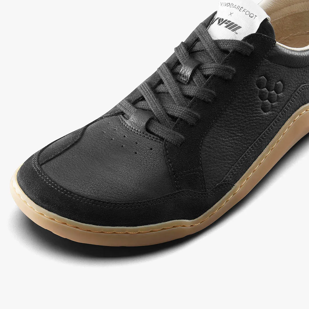 Vivobarefoot Gobi II Sneaker Premium Leather Womens  Obsidian