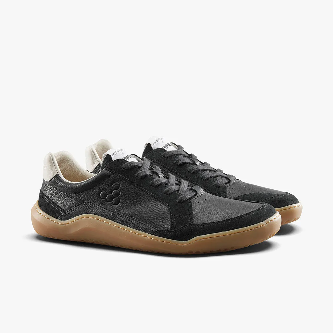 Vivobarefoot Gobi II Sneaker Premium Leather Womens  Obsidian