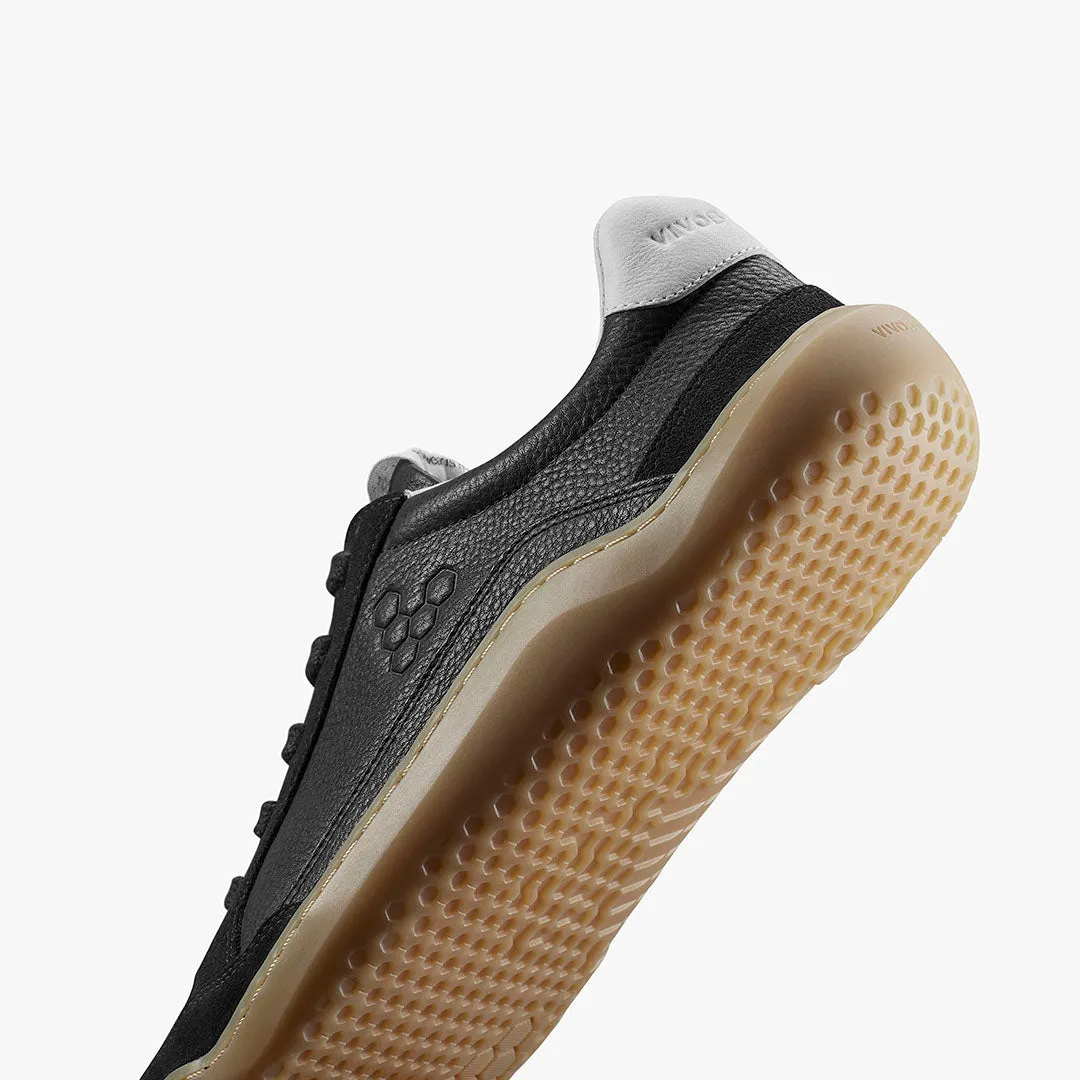 Vivobarefoot Gobi II Sneaker Premium Leather Womens  Obsidian