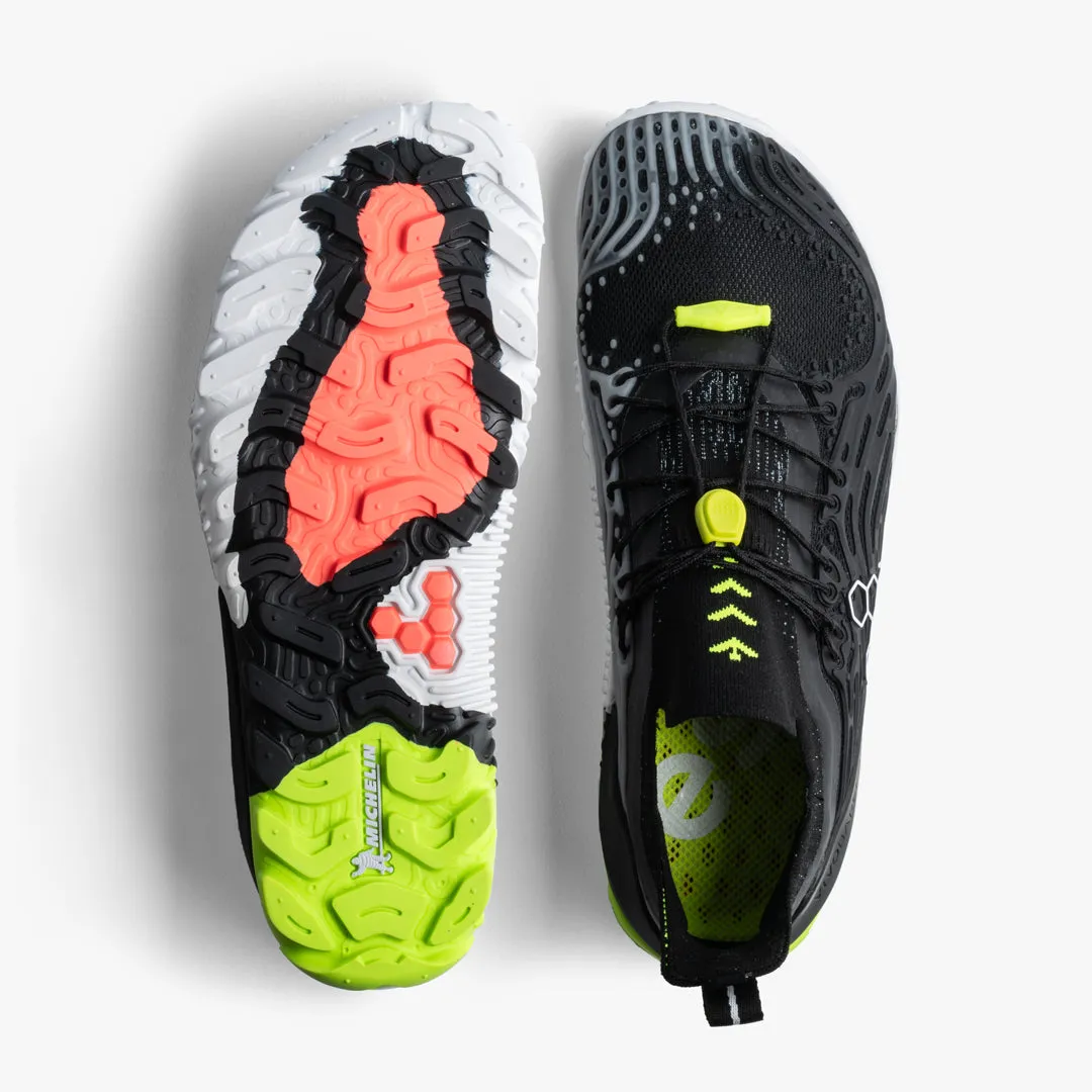 Vivobarefoot Hydra ESC Womens  Obsidian / Safety Yellow