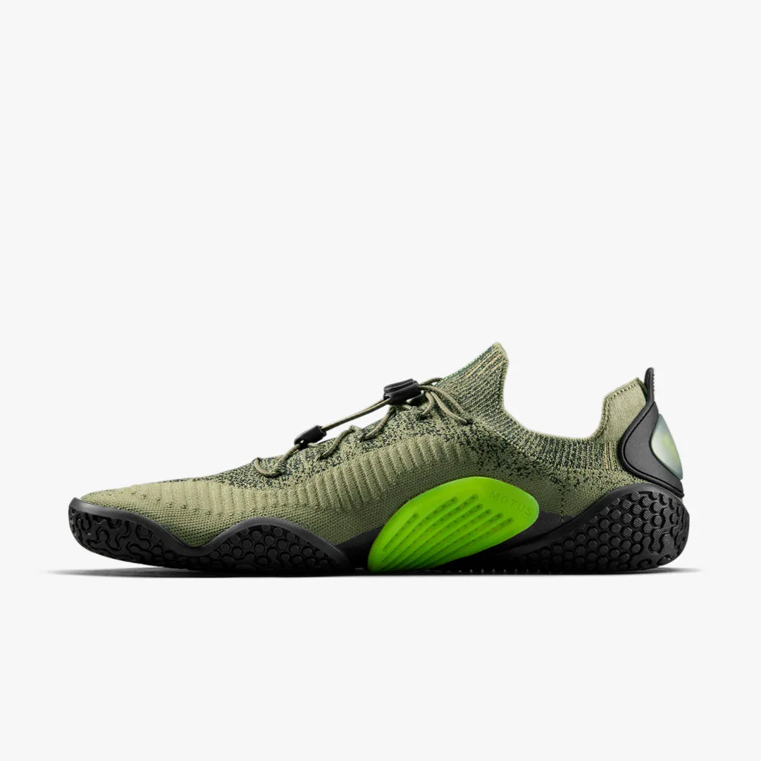 Vivobarefoot Motus Flex Womens  Forest Green / Acid Lime