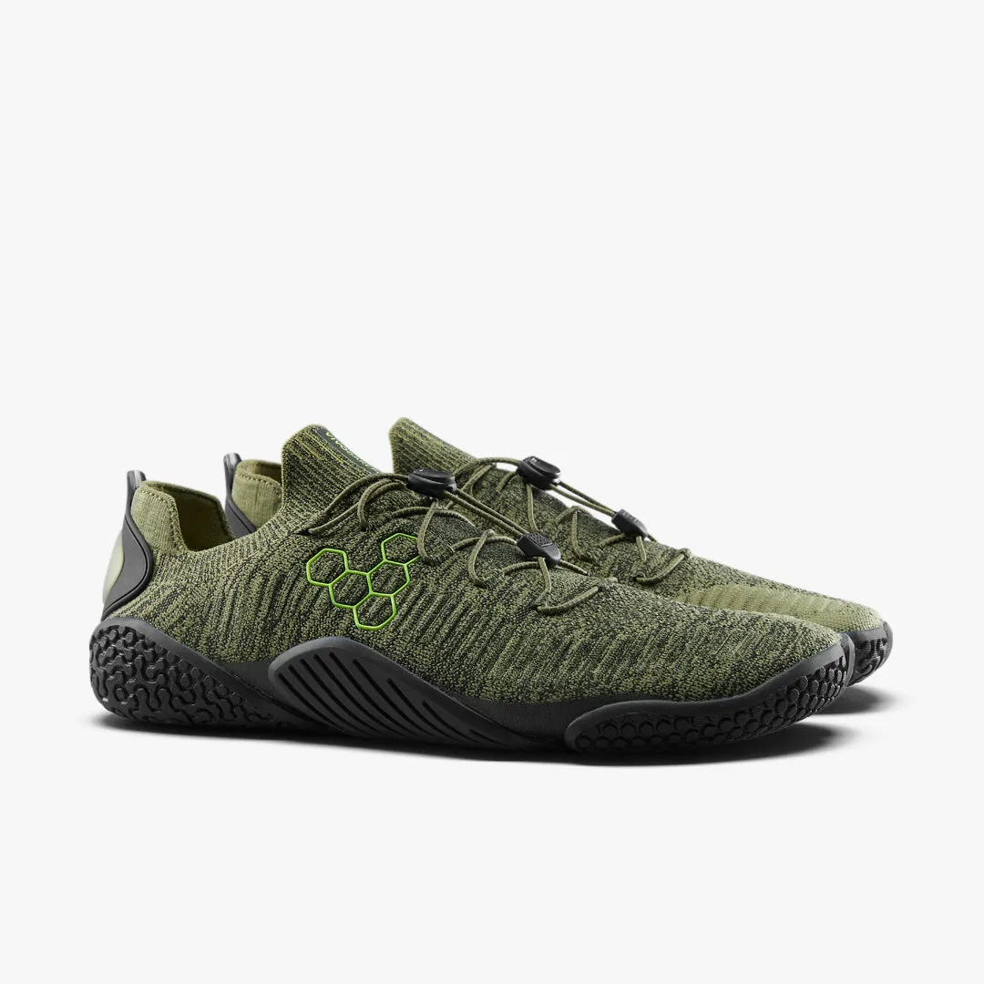 Vivobarefoot Motus Flex Womens  Forest Green / Acid Lime