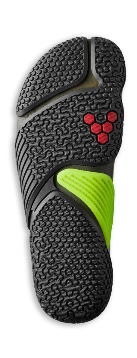 Vivobarefoot Motus Flex Womens  Forest Green / Acid Lime