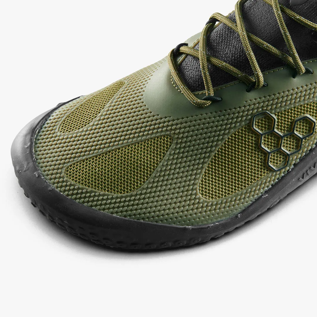 Vivobarefoot Motus Strength Womens  Forest Green / Acid Lime