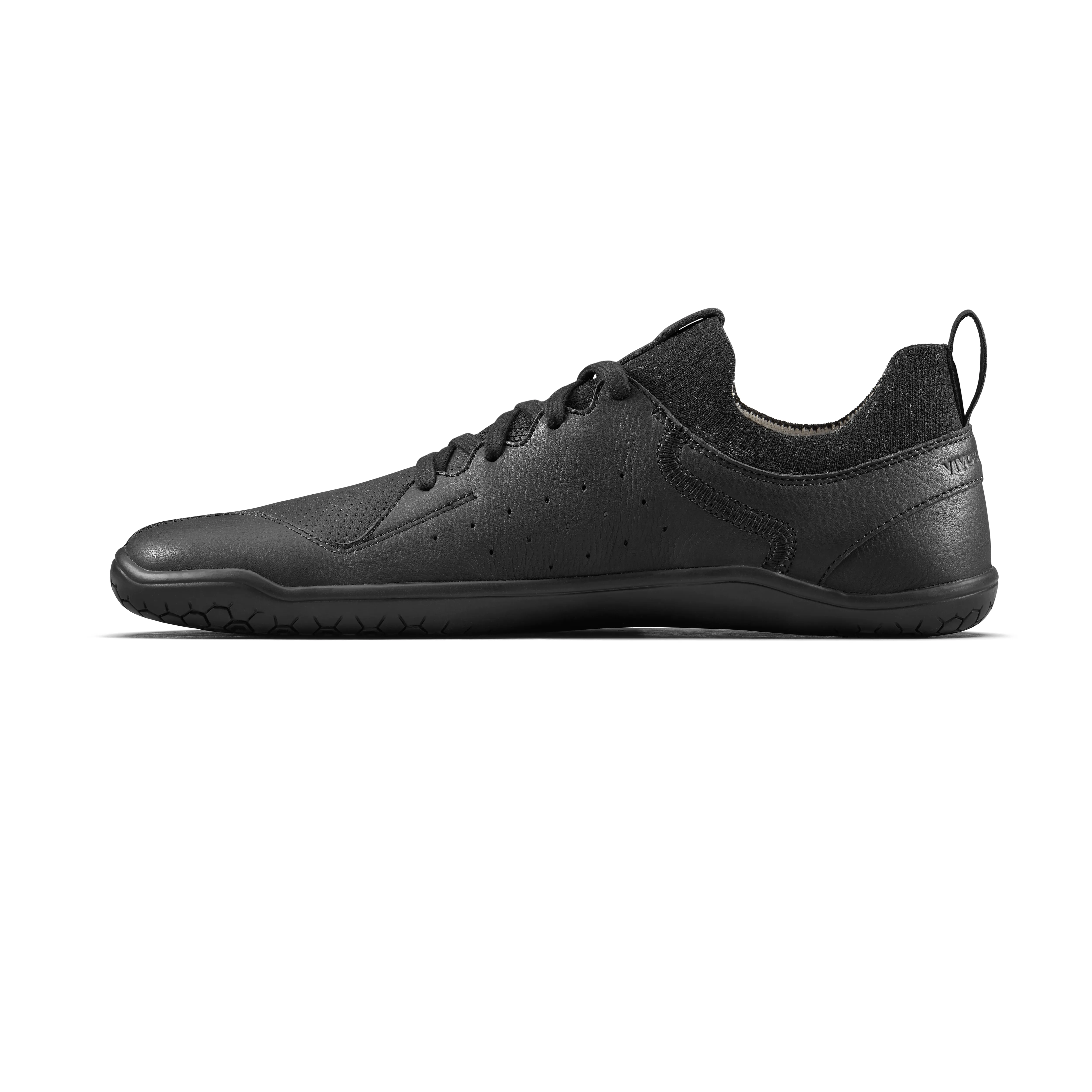 Vivobarefoot Primus Asana Leather Mens  Obsidian