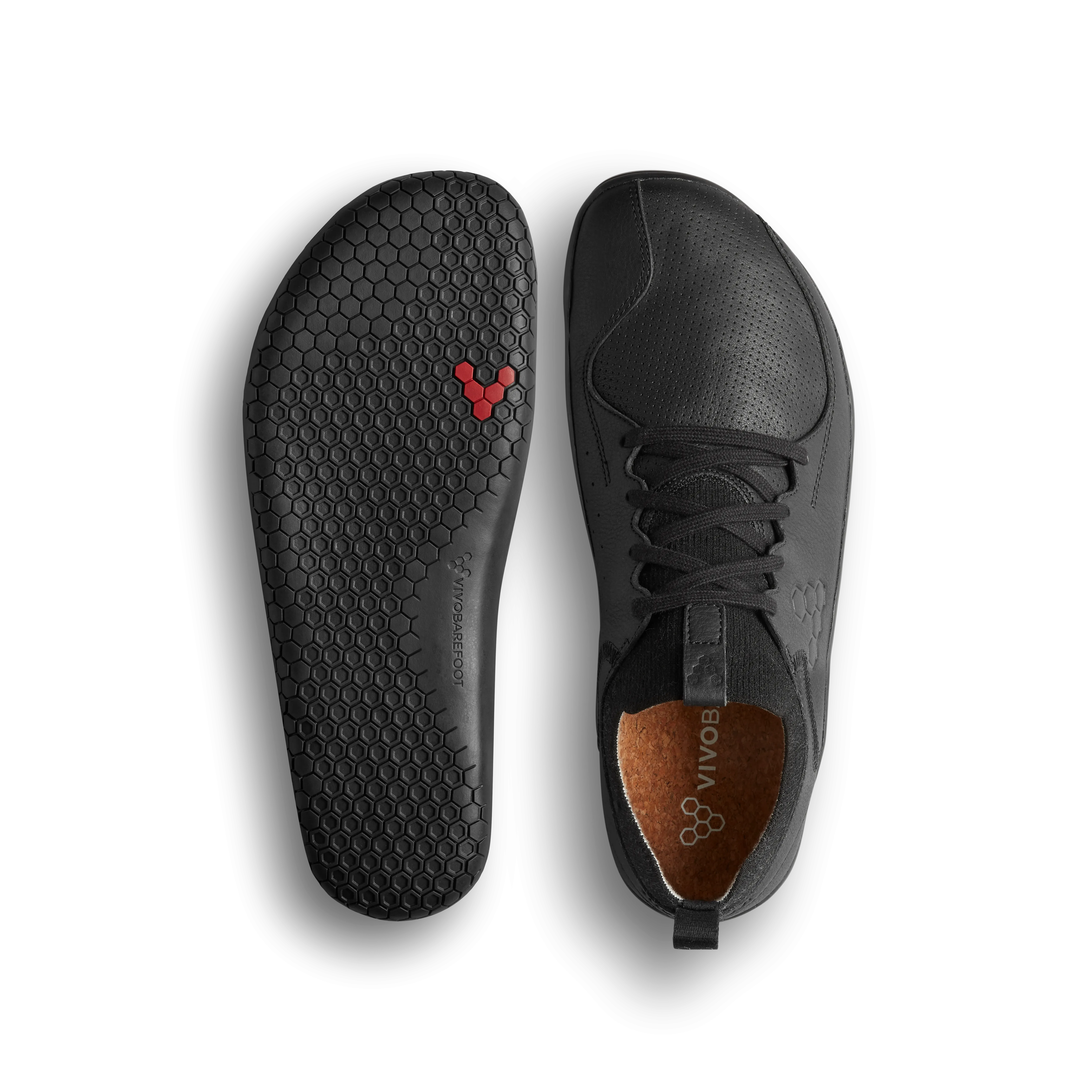Vivobarefoot Primus Asana Leather Mens  Obsidian