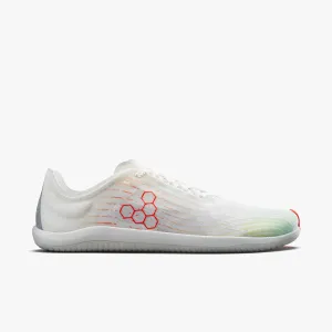 Vivobarefoot Primus Flow Mens  Bright White/Neon Orange