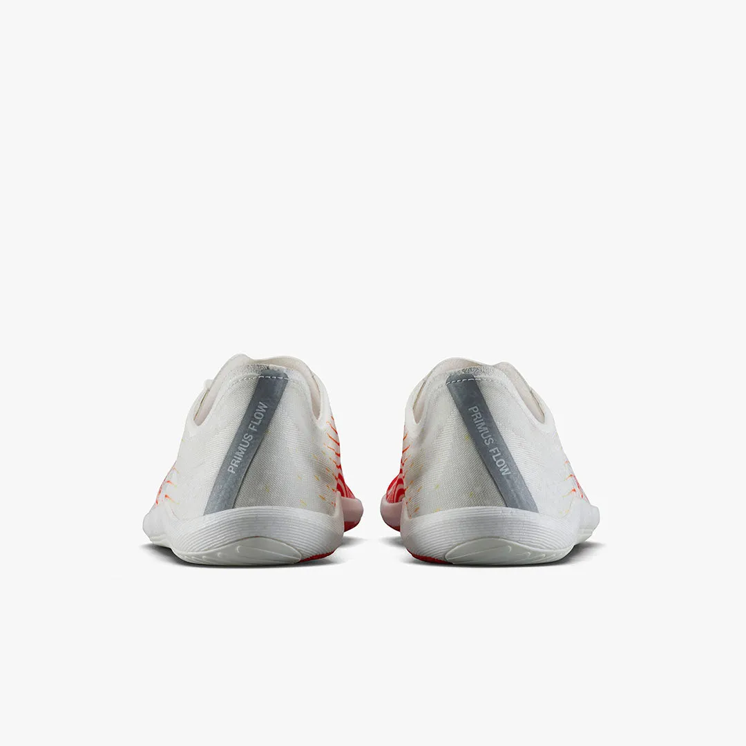Vivobarefoot Primus Flow Mens  Bright White/Neon Orange