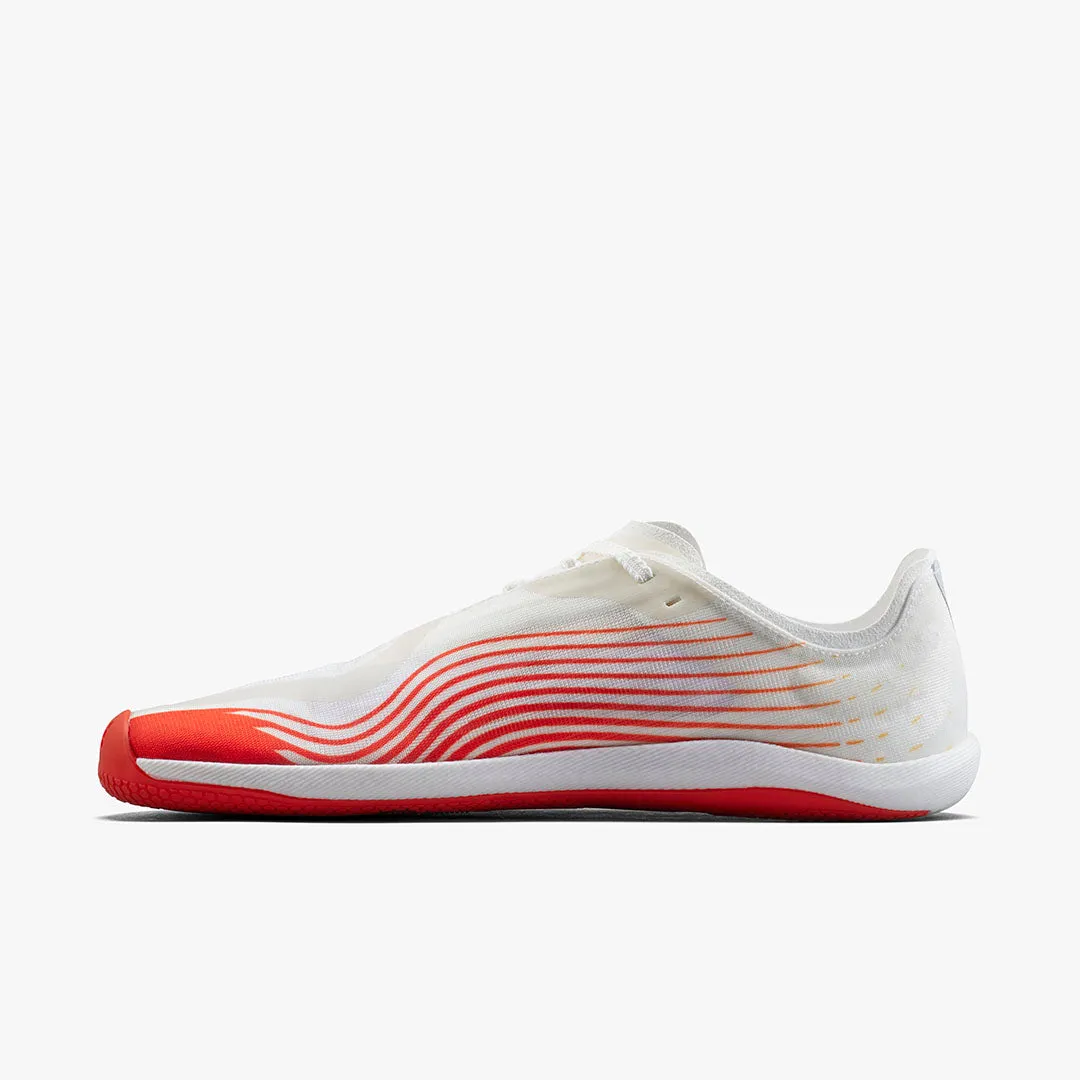 Vivobarefoot Primus Flow Mens  Bright White/Neon Orange