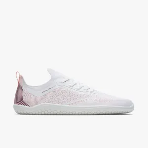 Vivobarefoot Primus Lite Knit Womens  White/Peach Melba
