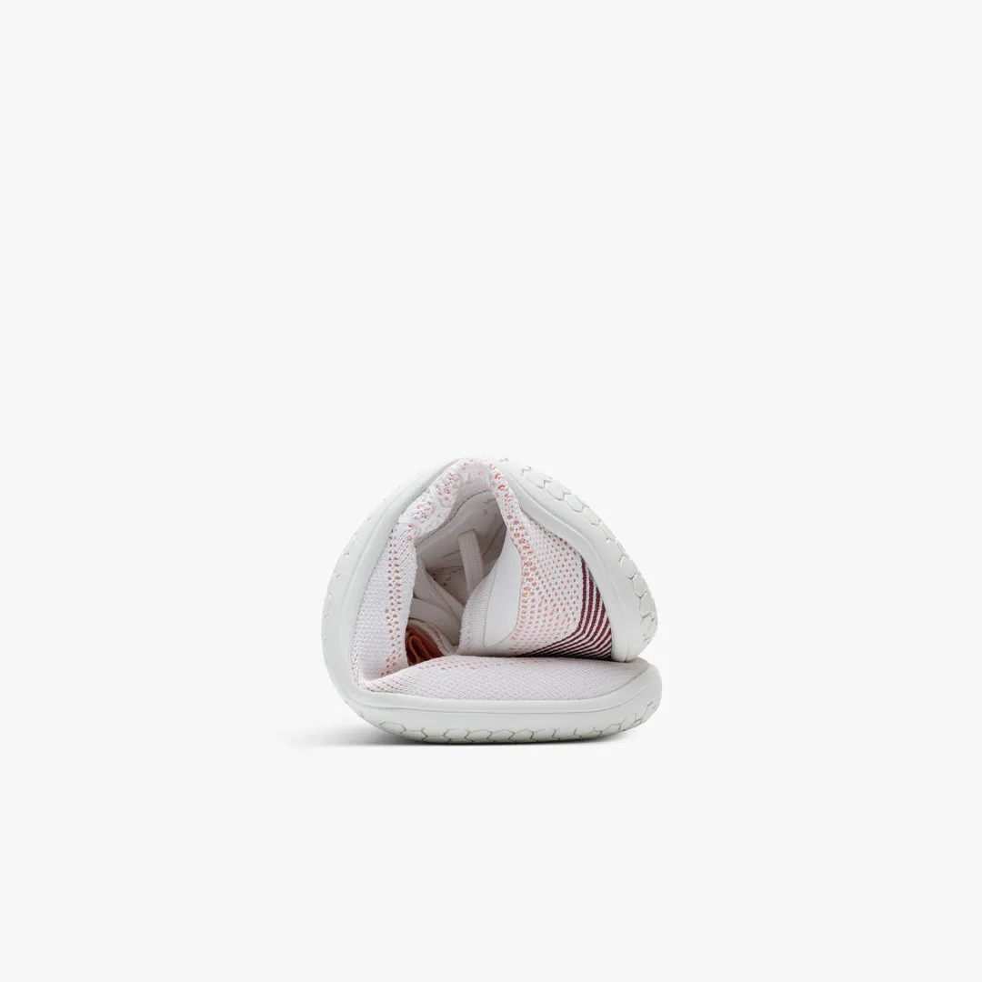 Vivobarefoot Primus Lite Knit Womens  White/Peach Melba
