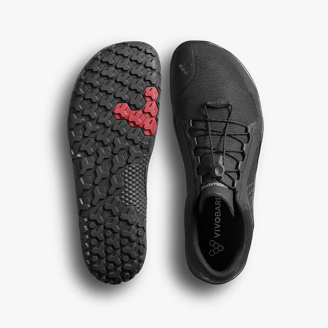 Vivobarefoot Primus Trail FG 3.5 Mens  Obsidian