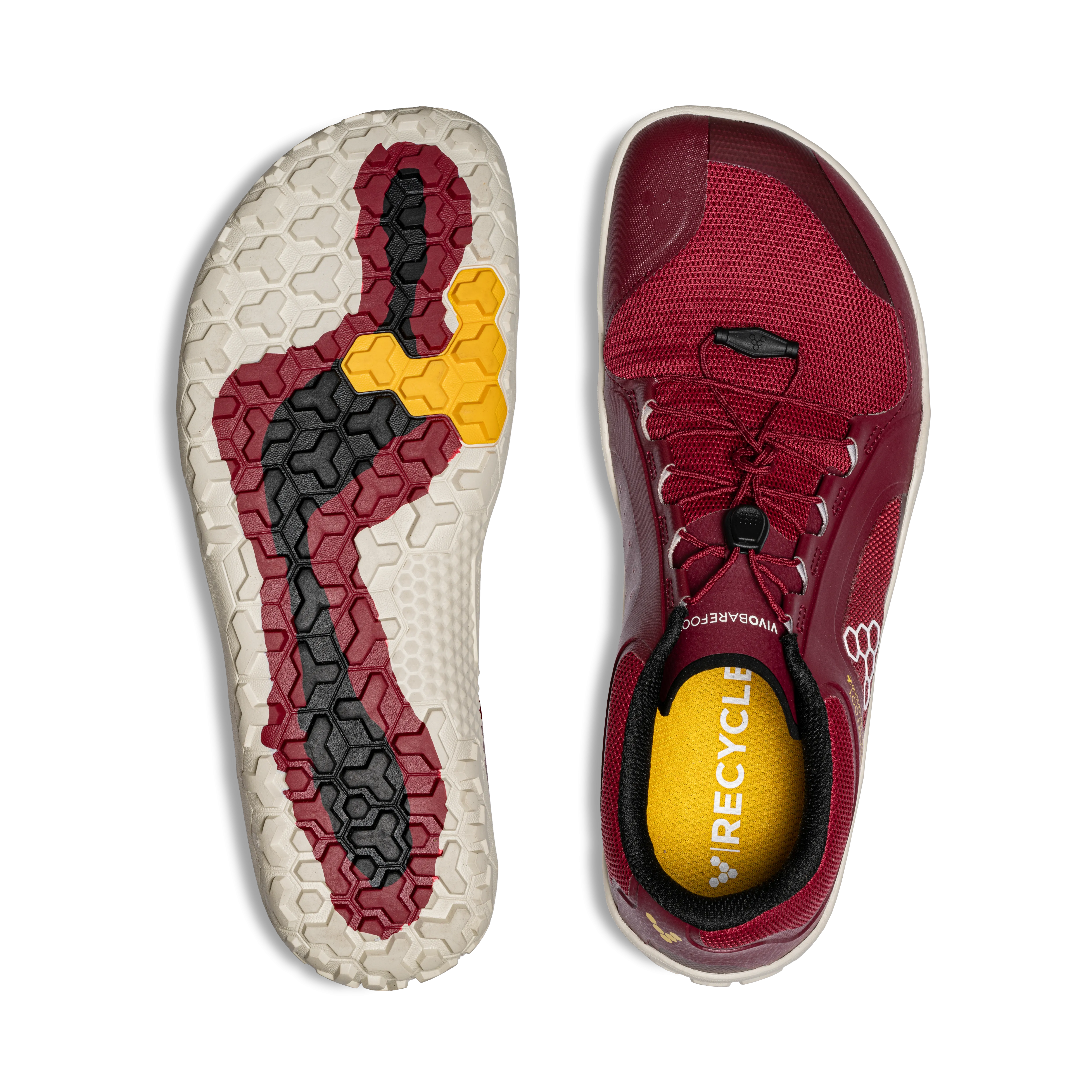 Vivobarefoot Primus Trail II FG Mens  Rumba Red