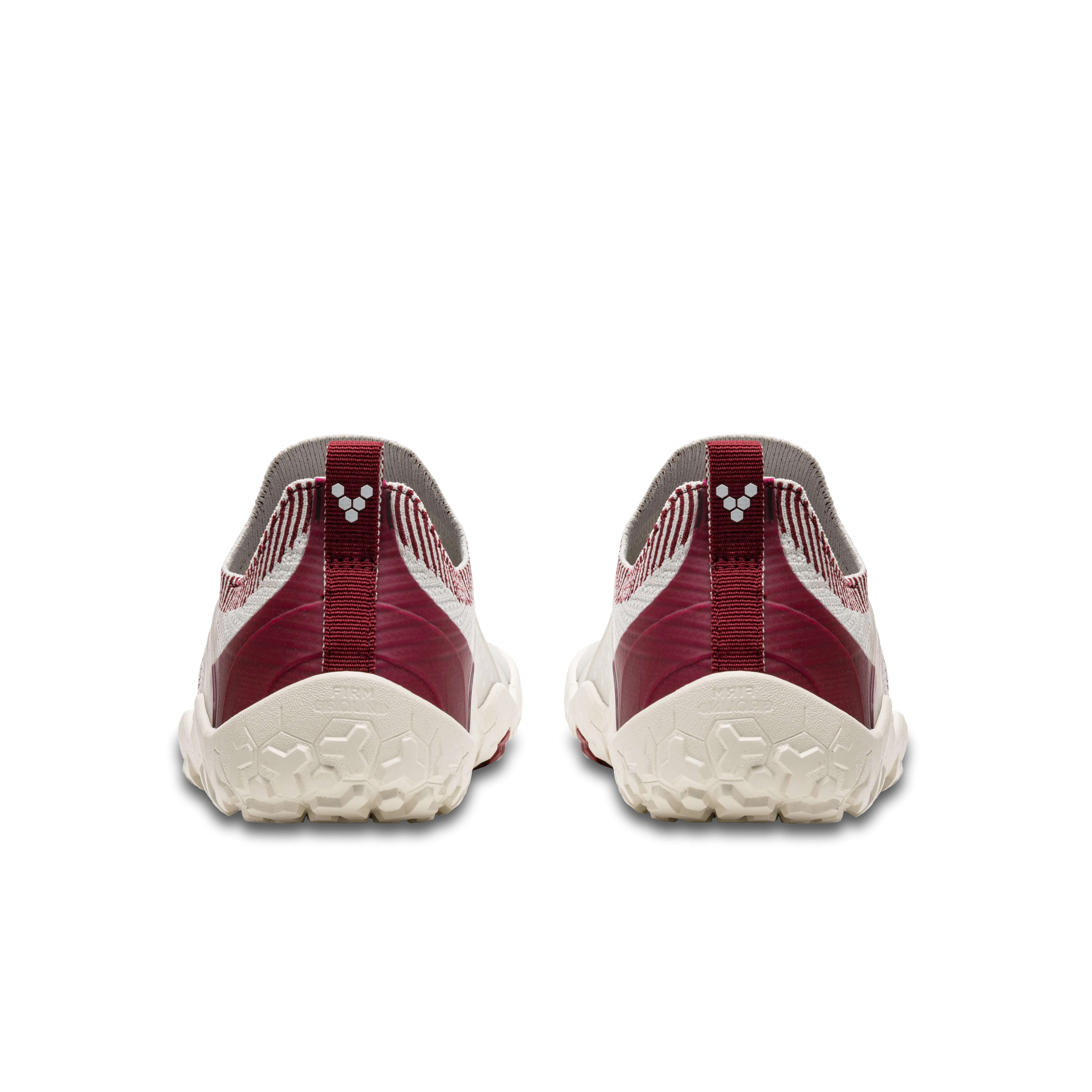 Vivobarefoot Primus Trail Knit FG Mens  Limestone/Rumba Red