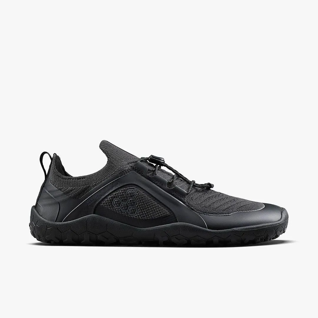 Vivobarefoot Primus Trail Knit FG Mens  Obsidian/Obsidian