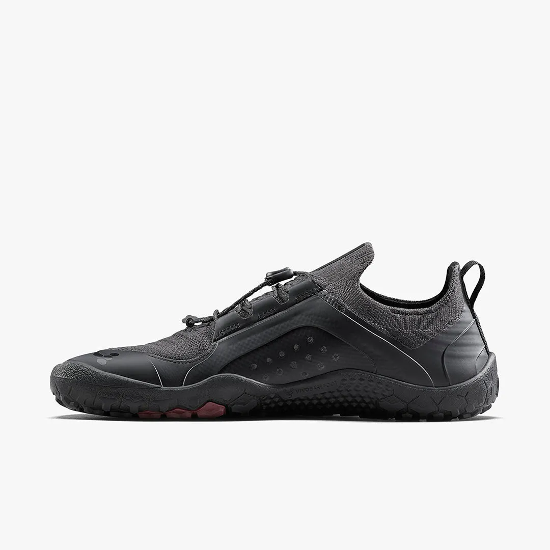 Vivobarefoot Primus Trail Knit FG Mens  Obsidian/Obsidian