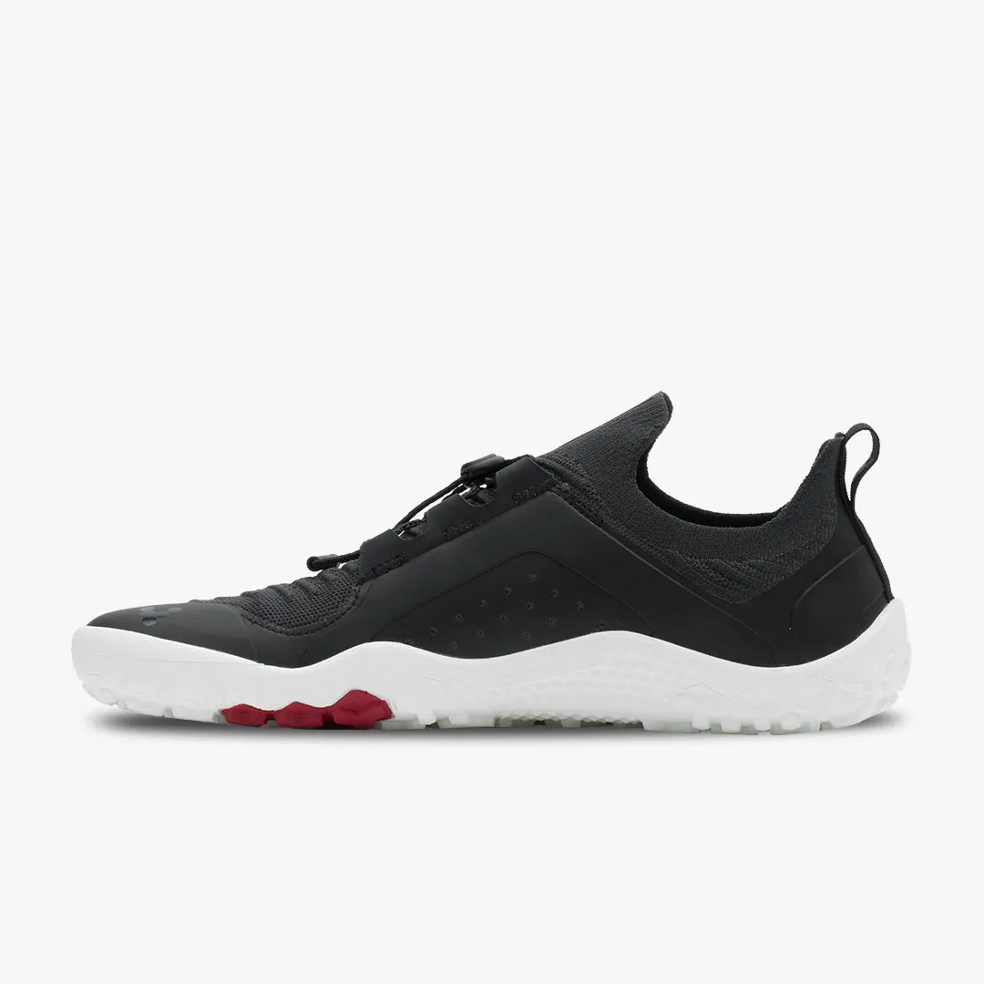 Vivobarefoot Primus Trail Knit FG Mens  Obsidian/White