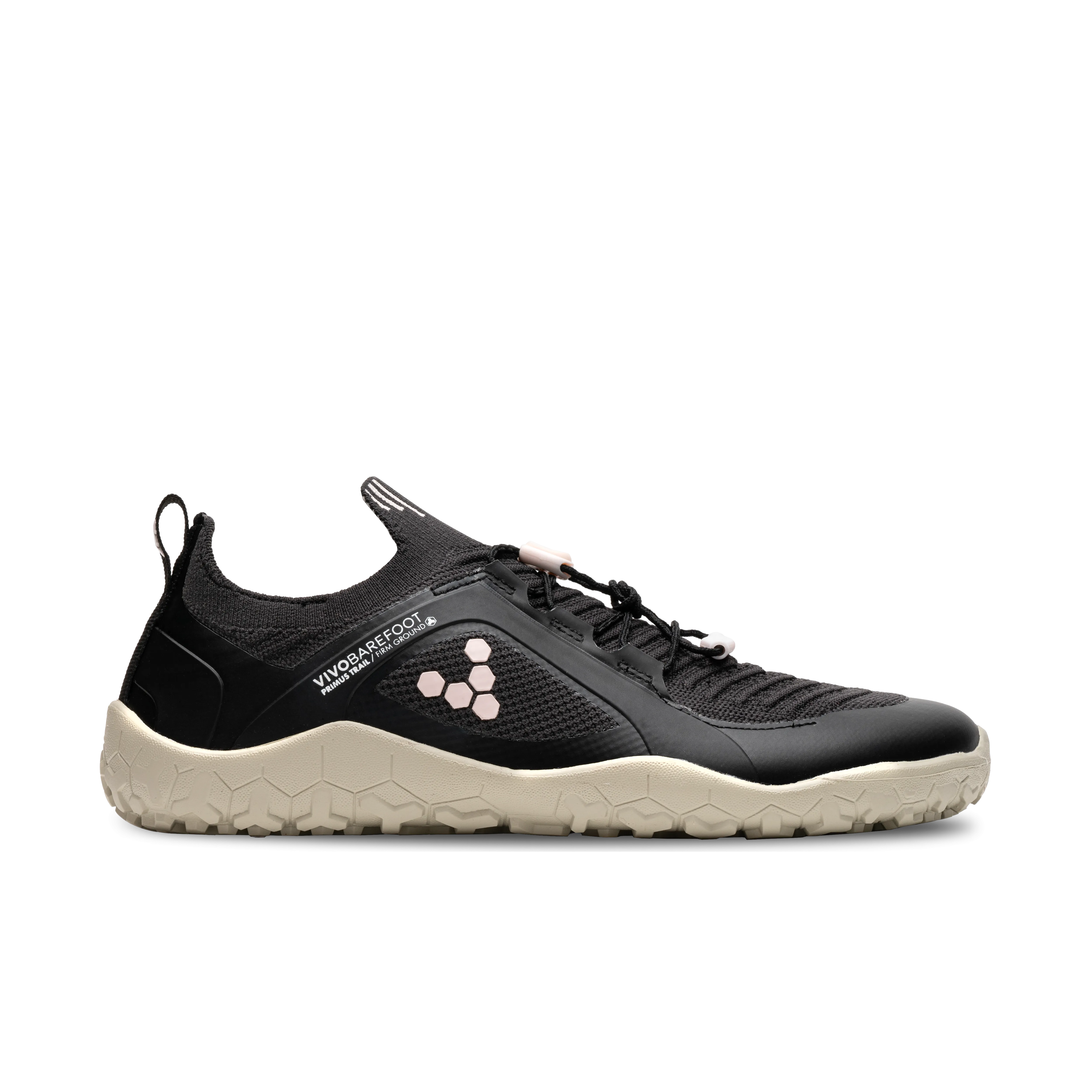 Vivobarefoot Primus Trail Knit FG Womens  Obsidian/Misty Rose/Limestone