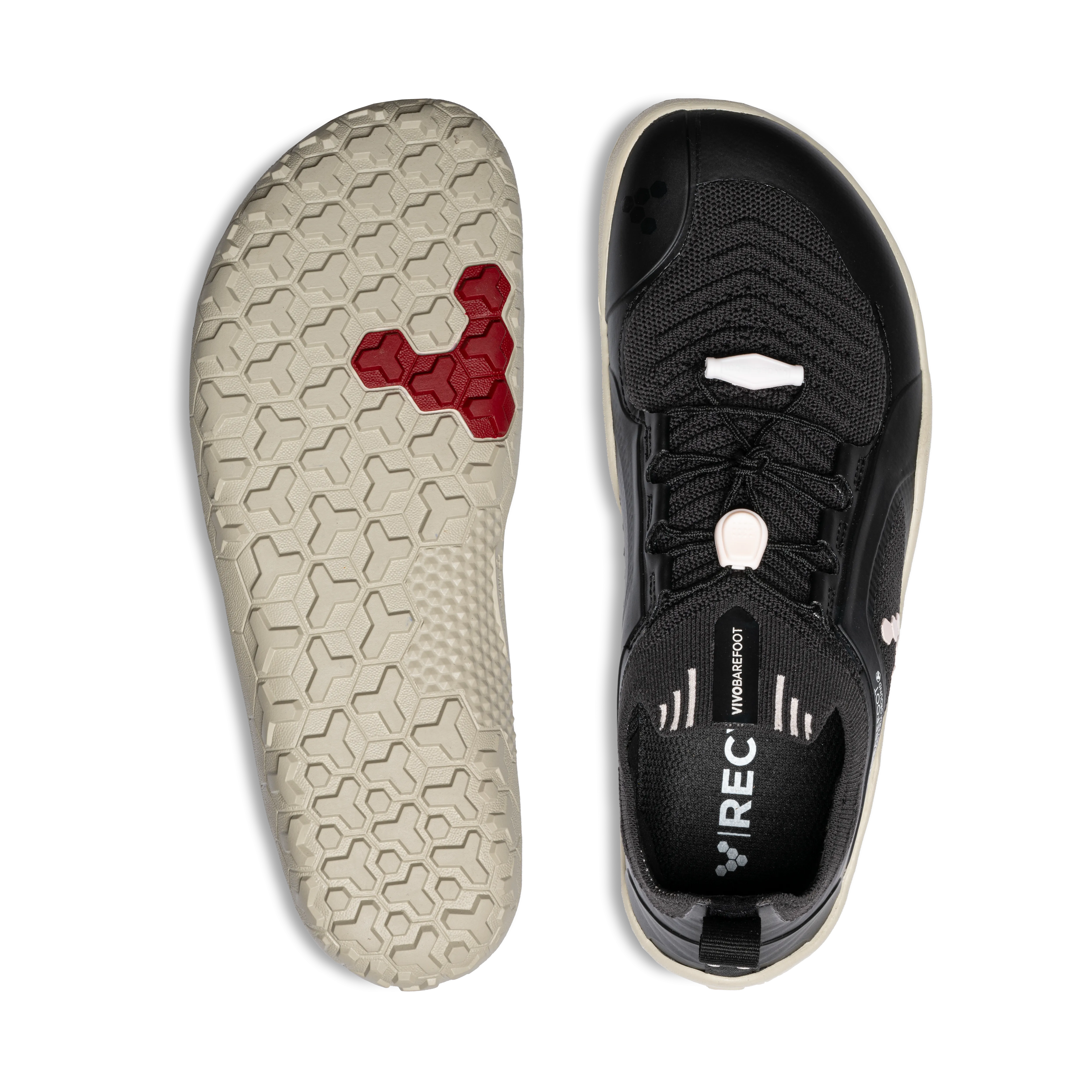 Vivobarefoot Primus Trail Knit FG Womens  Obsidian/Misty Rose/Limestone
