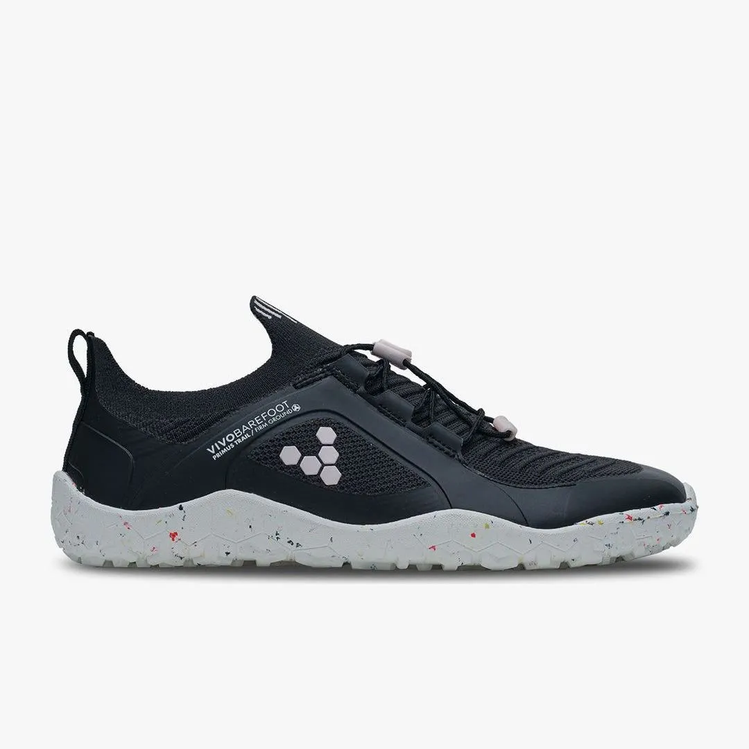 Vivobarefoot Primus Trail Knit FG Womens  Obsidian/Petal Pink