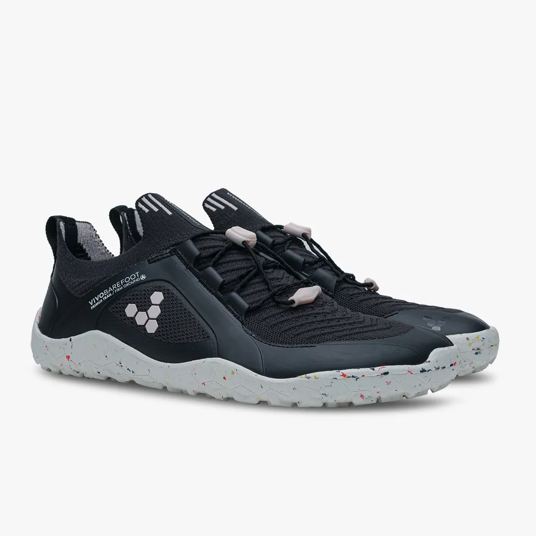 Vivobarefoot Primus Trail Knit FG Womens  Obsidian/Petal Pink