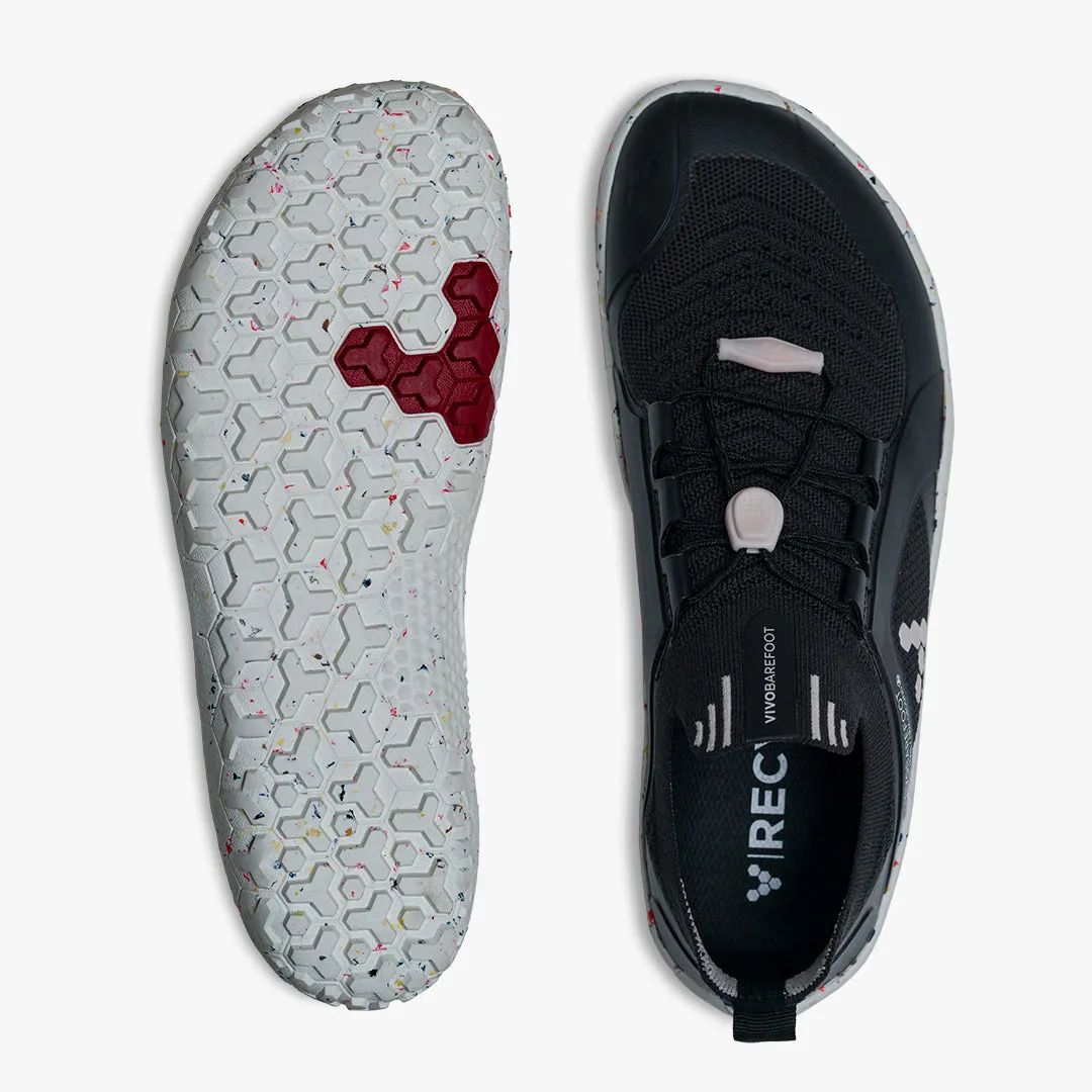 Vivobarefoot Primus Trail Knit FG Womens  Obsidian/Petal Pink