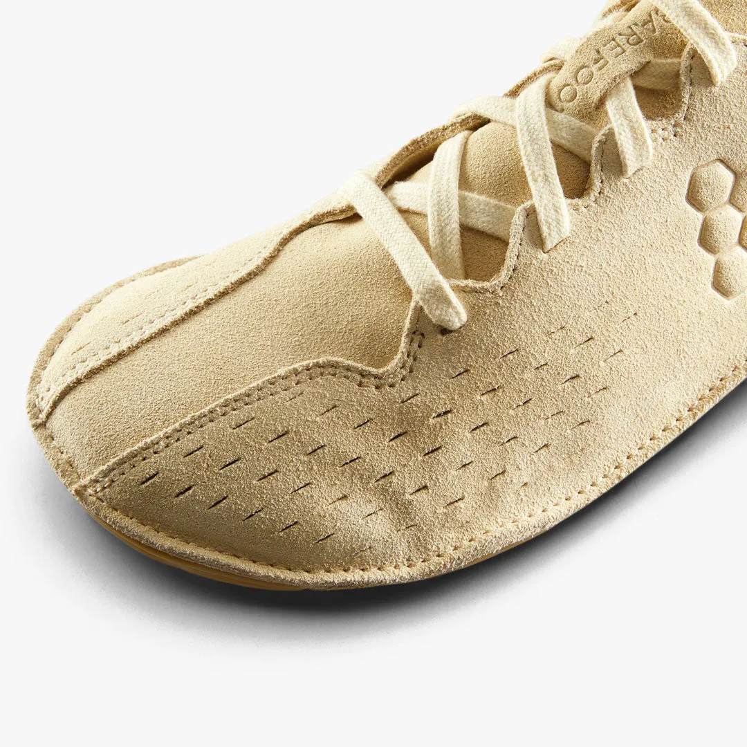 Vivobarefoot Sensus Mens  Suede Beige