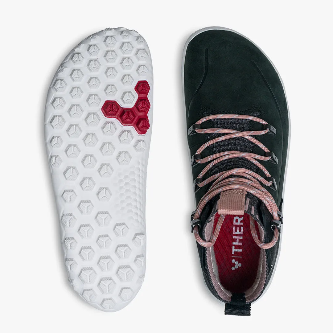 Vivobarefoot Tracker Decon FG2 Womens  Obsidian / Misty Rose