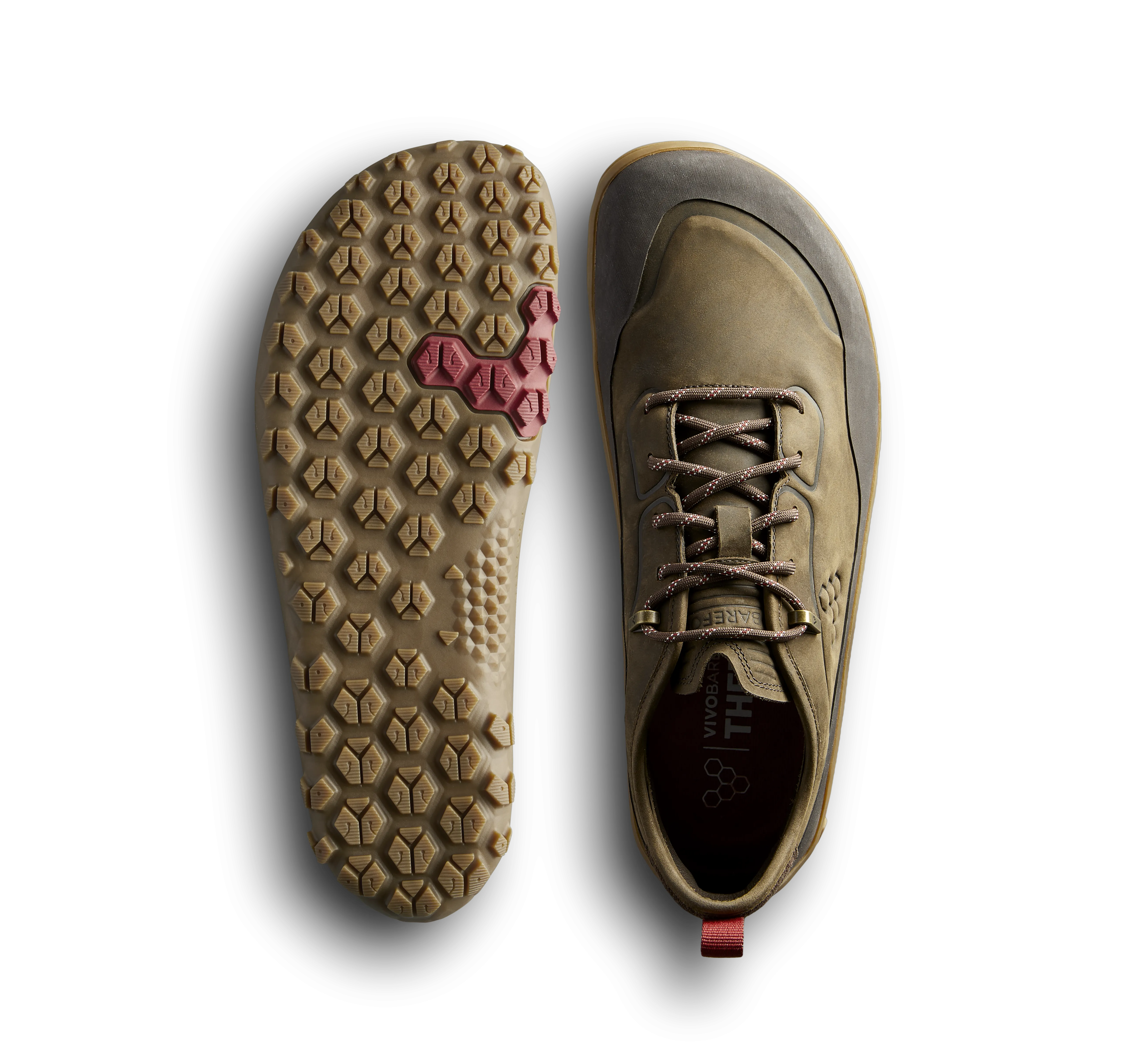 Vivobarefoot Tracker Leather Low Mens  Bracken