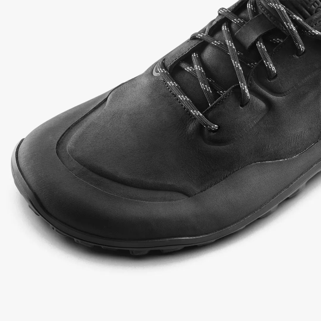 Vivobarefoot Tracker Leather Low Womens  Obsidian