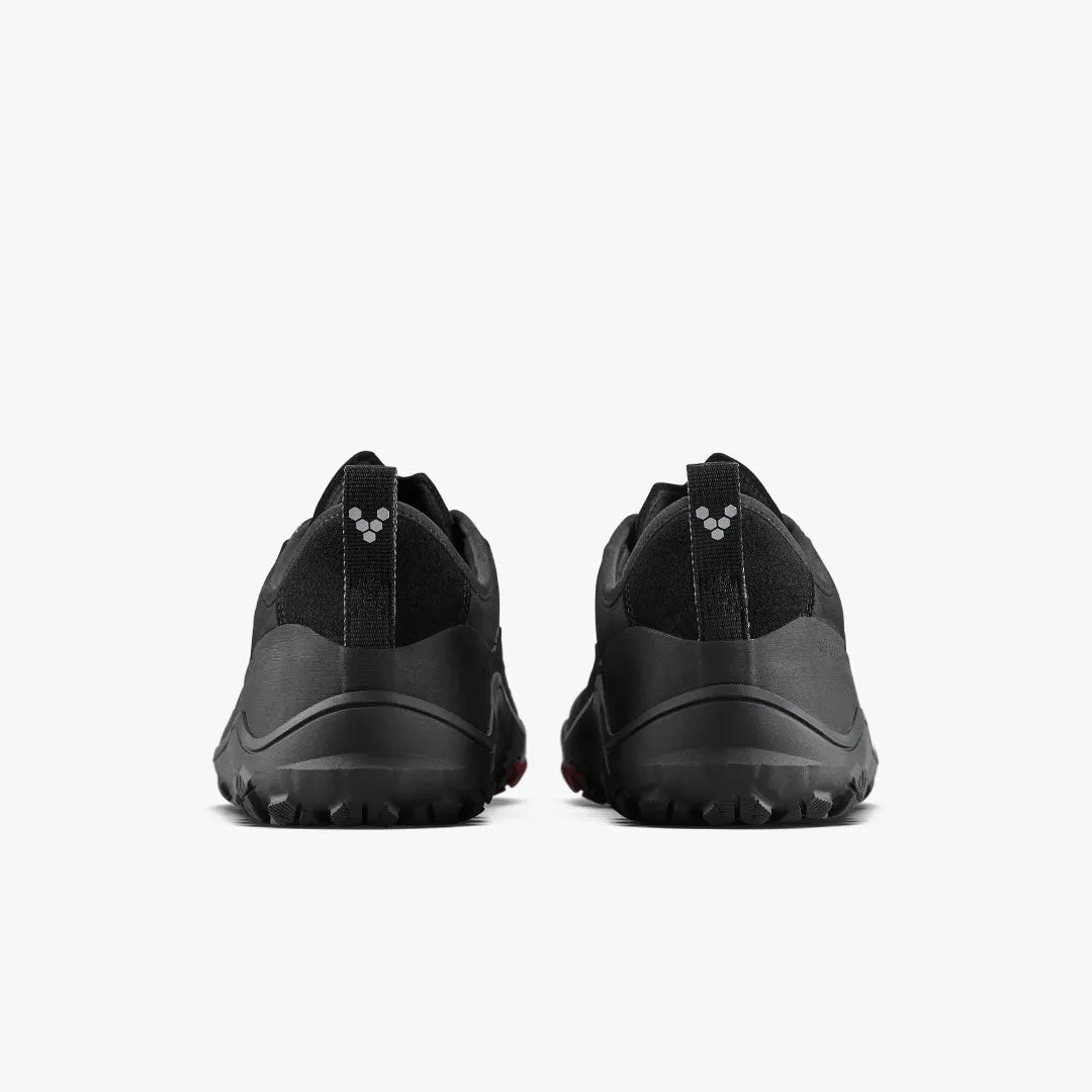 Vivobarefoot Tracker Leather Low Womens  Obsidian