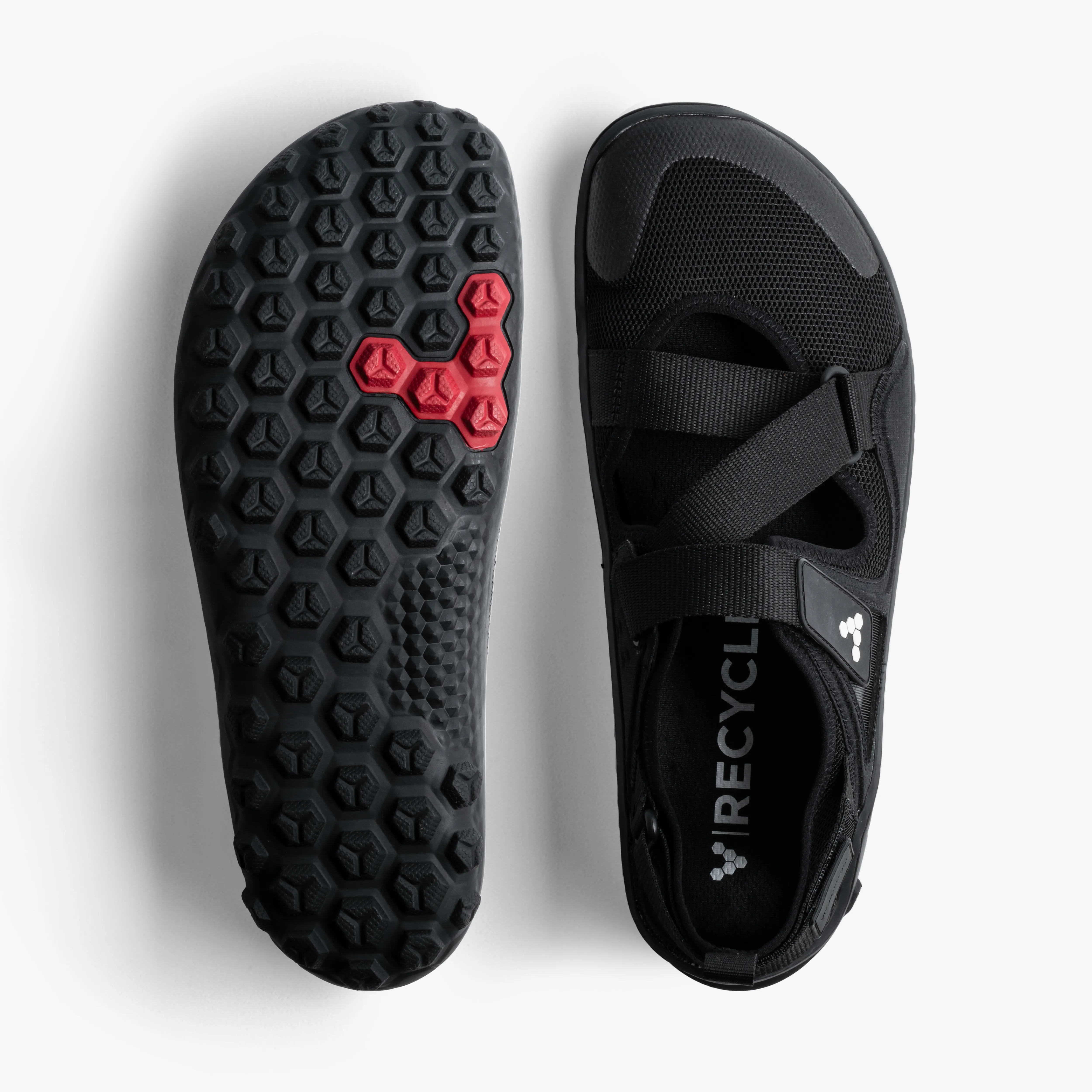 Vivobarefoot Tracker Sandal Mens  Obsidian