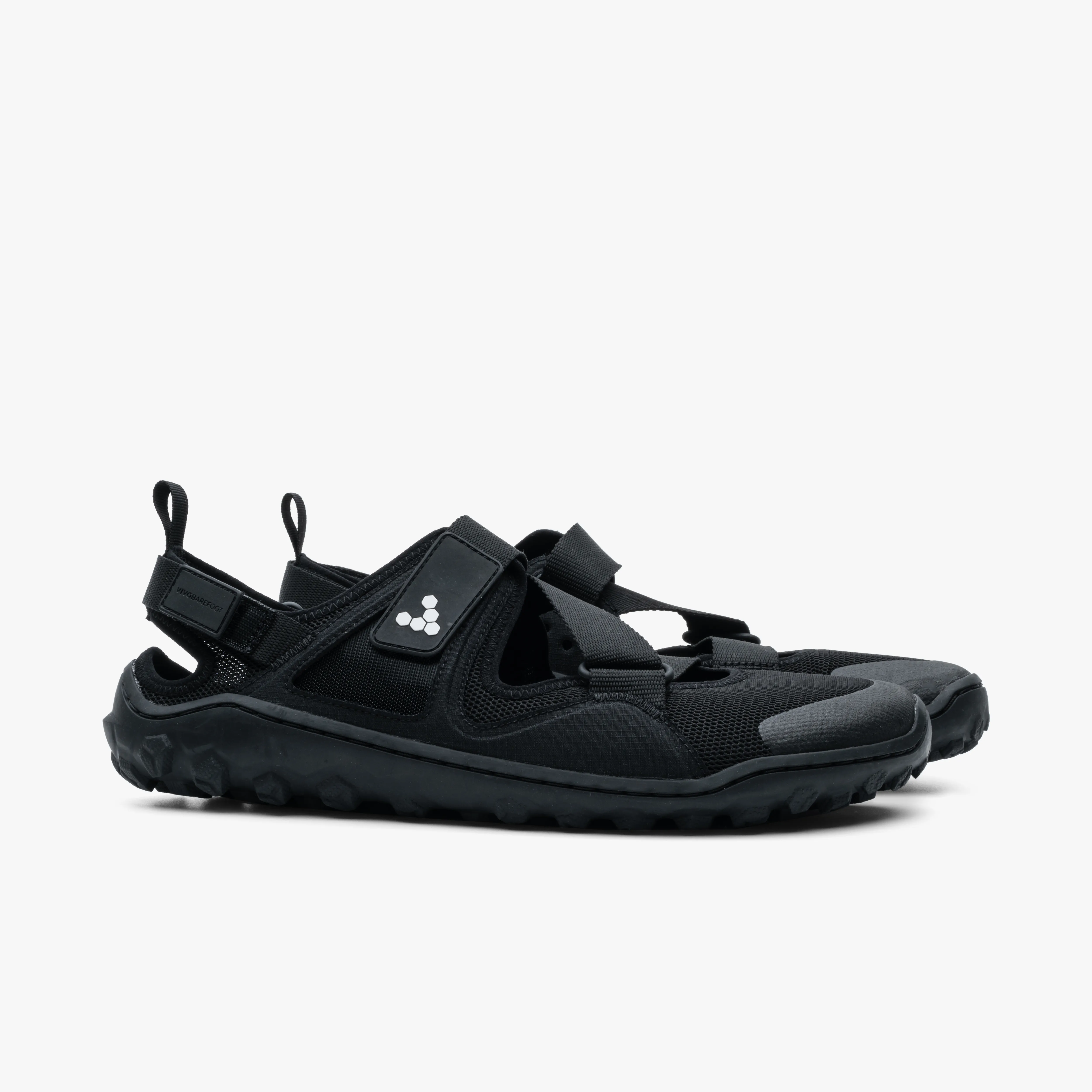 Vivobarefoot Tracker Sandal Mens  Obsidian