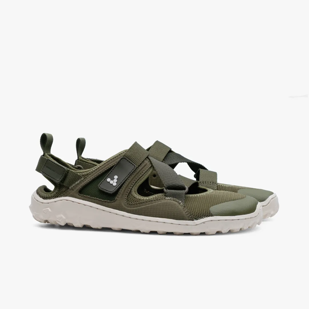 Vivobarefoot Tracker Sandal Mens Olive