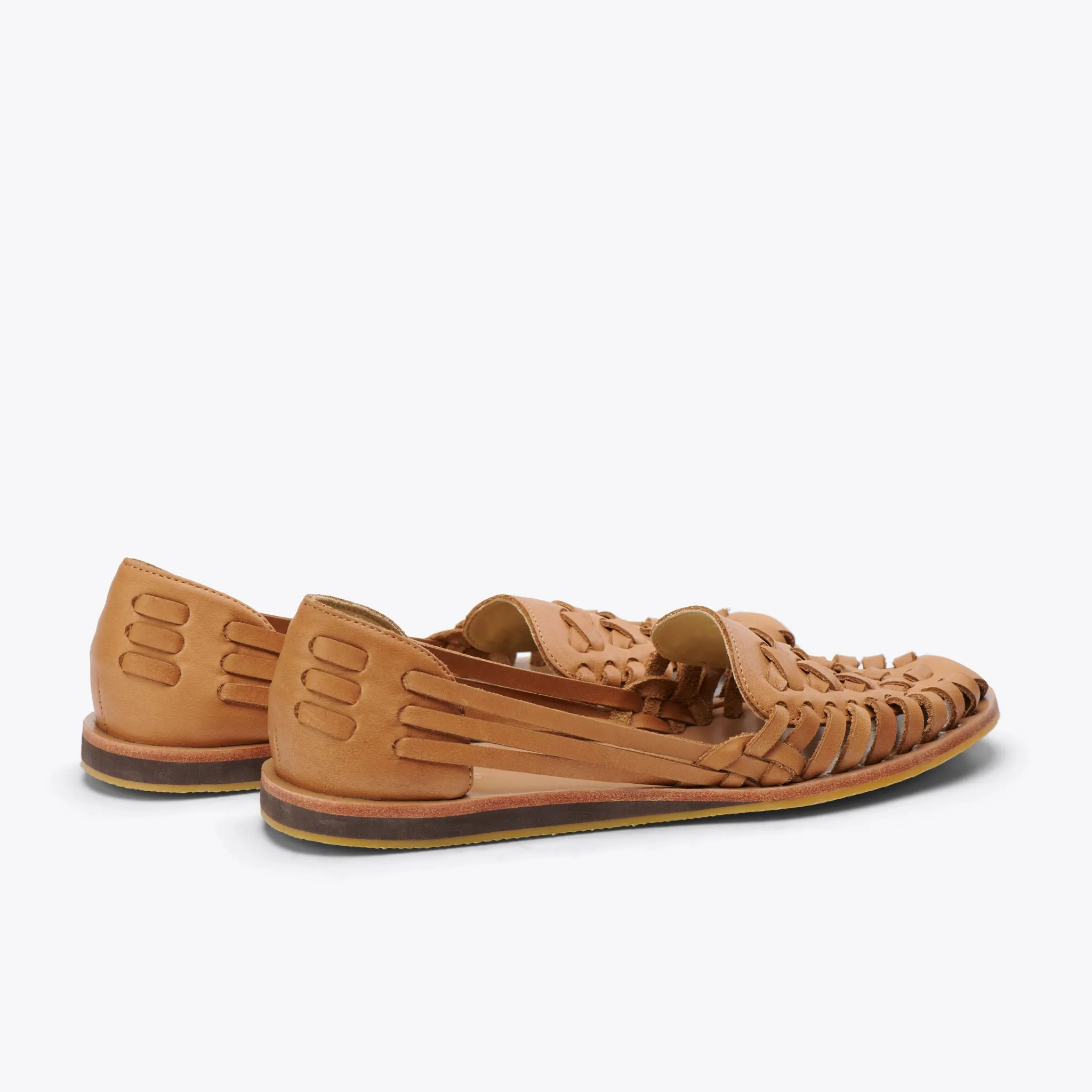 Women's Huarache Sandal Almond -NISOLO