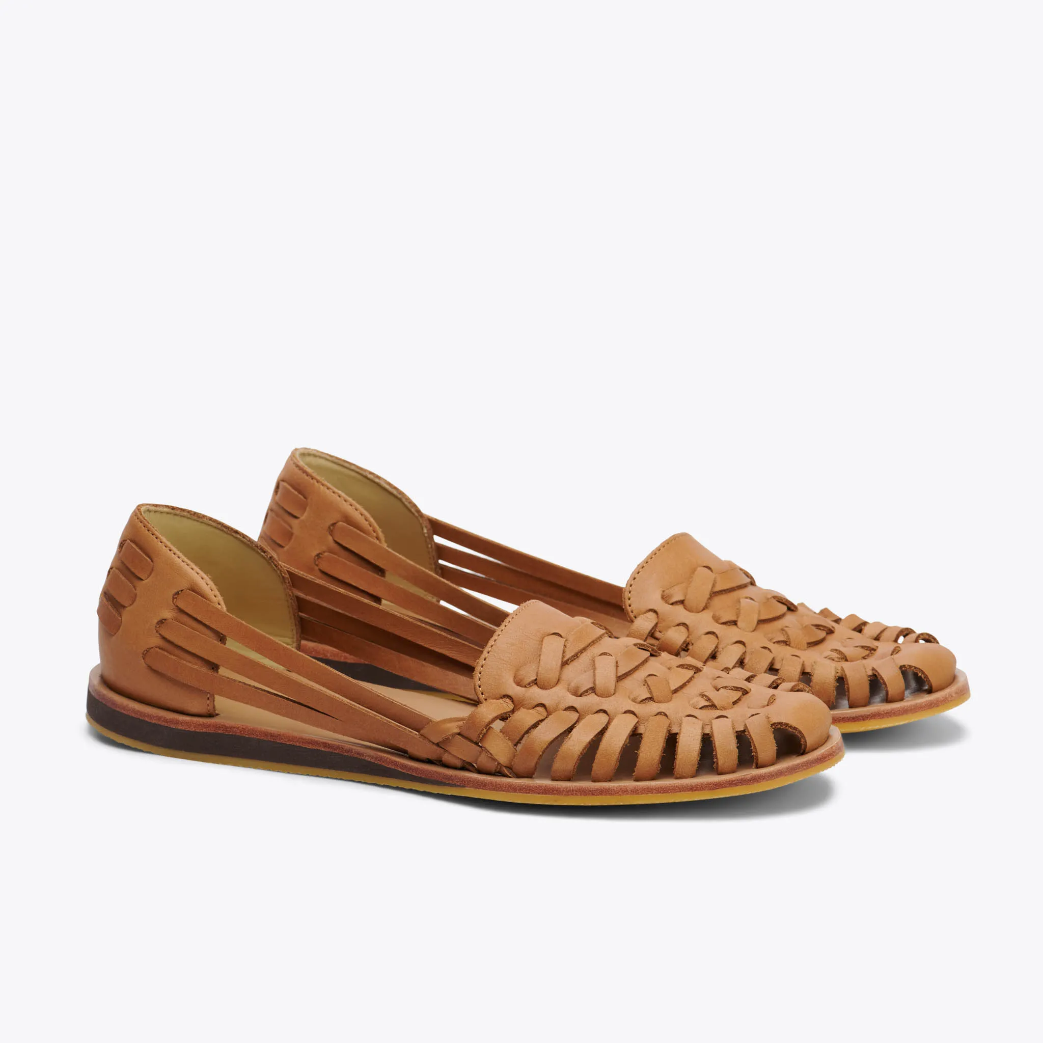 Women's Huarache Sandal Almond -NISOLO